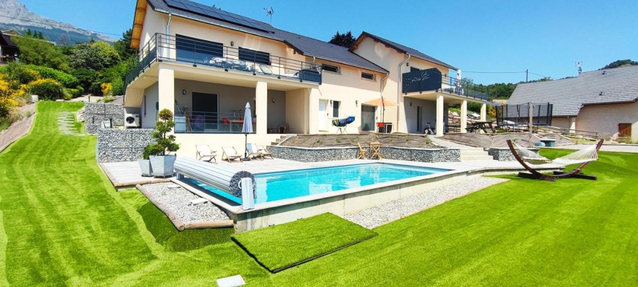Chambre Vue Lac Av Piscine Prunières Eksteriør billede