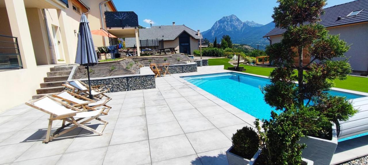 Chambre Vue Lac Av Piscine Prunières Eksteriør billede